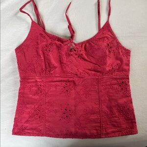 Red Abercrombie top